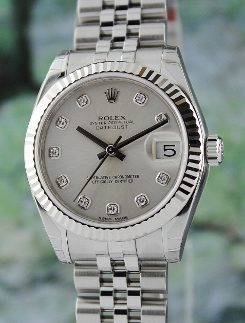(image for) UNWORN ROLEX MID SIZE OYSTER PERPETUAL DATEJUST - 178274